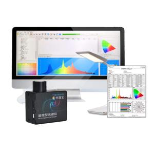 Wholesale led par can: Hopoocolor HPCS300P Mini Spectrometer Handheld PPFD PAR Meter for LED Light Tester with Software