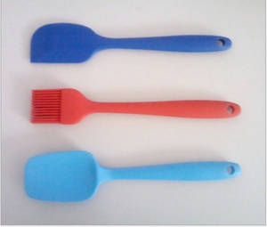 Wholesale Bakeware: Silicone Spatula Spoon Brush 3 Sets Cooking Tool Utensil Tool Set Cooking Kit