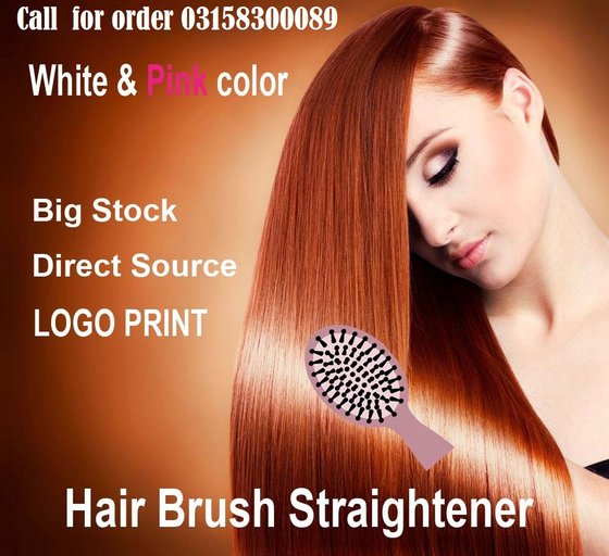 Electric Hair Brush Straightener In Pakistan Call For 03158300089