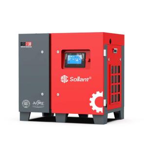 Wholesale variable frequency: SOLLANT Factory Sale Variable Frequency 10HP Rotary Screw Air Compressor