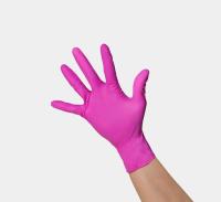 Aurelia Blush Pink Nitrile Gloves Powder Free