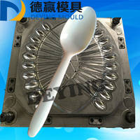 Sell plastic cutlery spoon injection mould for tableware plastic spoon 