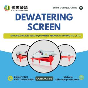 Wholesale sand screening machine: Dewatering Screen - Guangxi Ruijie Slag Equipment Manufacturing Co., Ltd.