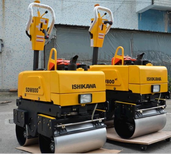 Walk Behind Double Drum Vibratory Road Roller(id:10472144) Product ...