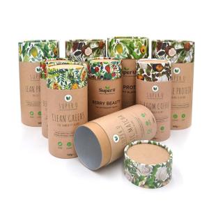 Wholesale can factory: Direct Factory Supply Custom Biodegradable Waxed Kraft Paper Tube Can Packagingkraft Tube