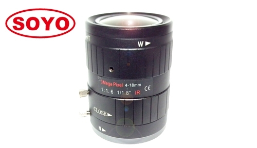 Sell 3.0 Megapixel cctv lens 4-18mm 1/1.8 camera varifocal lens traffic use