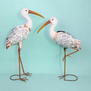 Wholesale outdoor decoration: OEM Sturdy Metal Garden Ornaments Statues for Outdoor Decoration