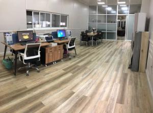 Office with Vinyl Rigid Core Flooring SPC