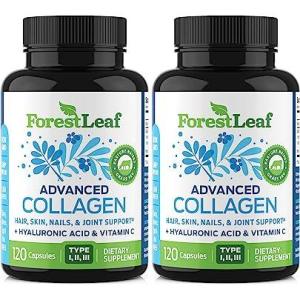 Wholesale pills: ForestLeaf - Collagen Pills with Hyaluronic Acid & Vitamin C - Reduce Wrinkles