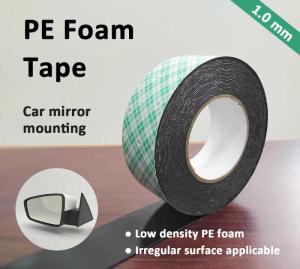 Wholesale flat curved base mount: Double Sided PE Foam Tape for Car Mirror Mounting