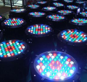 Wholesale high quality led strobe: 54pcs 3W RGBW Waterproof LED Par Light