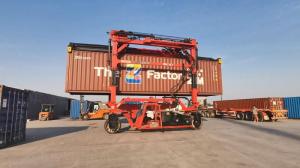 Wholesale logistic track: SPEO 35T Container Straddle Carrier for ISO Container Handling with Automatic Spreader