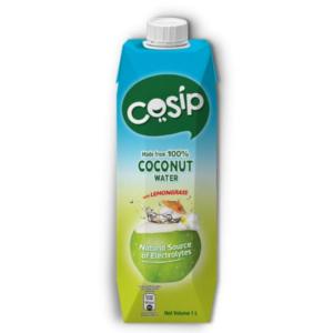 Wholesale water: COSIP  COCONUT WATER  1L with Lemongrass
