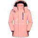 Women' S Sports Ski Jackets Mountain Windproof Winter Coat with Detachable Hood