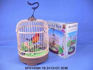 Wholesale Electrical Toys: Sound Control Bird Cage