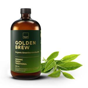 Wholesale concentrated juice: Goldenbrew Organic Greentea Kombucha -Original