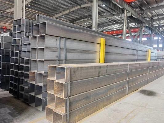35mm Rectangular Steel Pipe Q235 Ss Rectangular Tube Carbon Black Iron