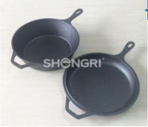 Wholesale cast iron two section divided pot factory and suppliers