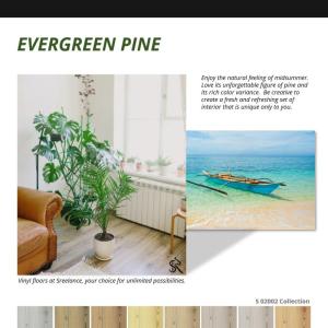 Wholesale pvc underlay: Evergreen Pine Luxury Vinyl Flooring Tile Collections LVT Tiles LVT Planks S02A
