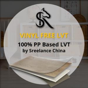 Wholesale vinyl pvc floor: PVC Free Luxury Vinyl Tiles - Resilient Semi-rigid LVT with No PVC - 100% Made of Polypropylene PP