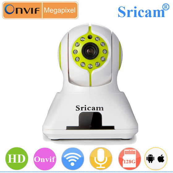  SP006 H.264 1.0megapixel Support 128G TF Card IR Network  Wifi Wireless IP Camera Baby Monitor 