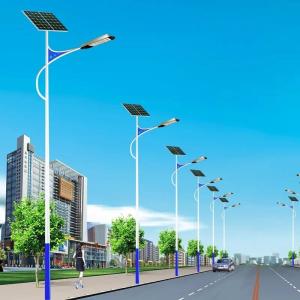 Wholesale solar street light: Single Arm Street Light Pole 12m Lamp Light Pole Solar Street Lights Pole Design