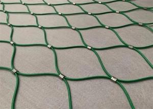 Wholesale safety mesh fence: 304 316 Webnet Stainless Steel Rope Mesh Colored PVC Plastic Coated 1.2 Mm