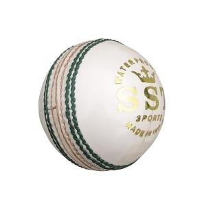 Wholesale g: White Leather Cricket Ball, 4 Piece Cricket Ball