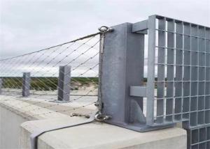 Wholesale safety mesh fence: Decorative Ferrule Type Balustrade Cable Mesh Polished 60x60mm Long Lifespan