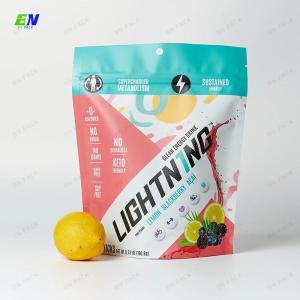 Wholesale stand up barrier pouches: High Barrier Stand Up Pouch for Energy Drink Powder Sachet Food with Zip
