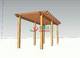 Outdoor Living Wood Plastic Composite Pergola Kit / 7mx3m / OLDA-5006