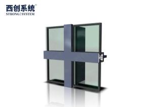Wholesale curtains: T-shaped Steel Curtain Wall Profiles Architectural Steel Profiles Fireproof Curtain Wall Partition