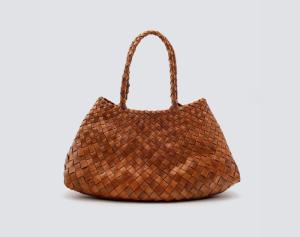 Wholesale bag craft: Handmade 100% Pure Leather Woven Bag Menufecturer in India