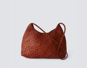 Wholesale shoulder straps: Women Leather Woven Tote Bags Manufacturer in India