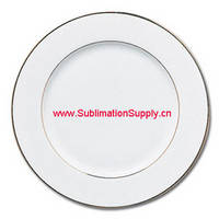 Sell Coated Double Gold Banded Plate for Sublimation 