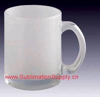 11oz. Glass Sublimation Mug with Foggy Inner Side 