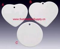Heart Shape Coated Ornament for Sublimation 