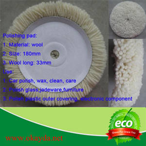 Wholesale buffing pad: Lamb Wool Car Buffing Pad for Sale