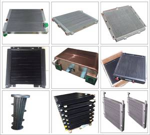 Wholesale plate heat exchanger: Air Compressor Parts Oil Cooler Air Cooler for Compresosr Heat Exchange Aluminum Plate Cooler