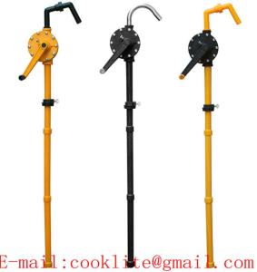 Wholesale brass parts: Plastic Chemical Drum Pump Anti Corrosion Rotary Hand Pumps Diesel Fuel Petrol Methanol Chemicals