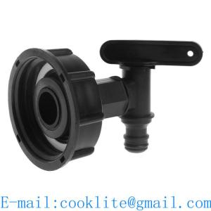 Wholesale Faucets, Mixers & Taps: 2 Inch S60x6 IBC Water Tank Garden Hose Adapter Fittings with Switch / IBC Faucet Tap Spigot