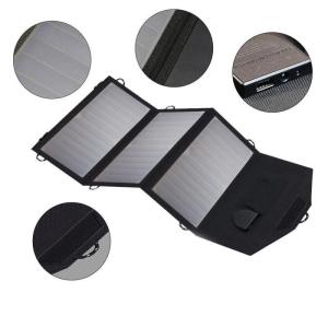 Wholesale usb charger: 21W 6.6V SunPower Foldable Solar Panel (Three-fold)