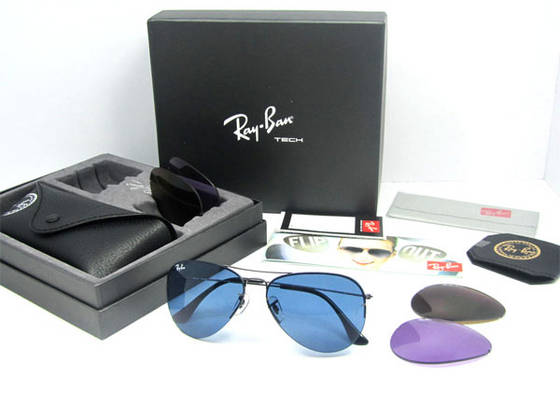 Sell Ray Ban sunglasses RB3460 004-80 In Gunmetal with blue Lens and purple  Lens(id:18316477) - EC21