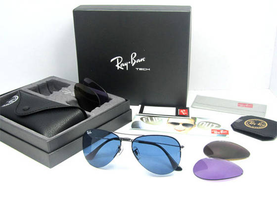 Sell Ray Ban sunglasses RB3460 004-80 In Gunmetal with blue Lens and ...