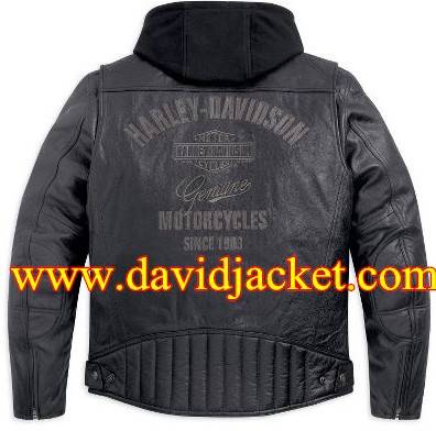 Sell Harley-Davidson Mens Genuine H-D Leather Jacket 98006-11VM(id ...