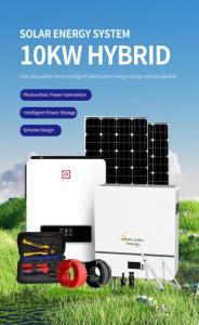 Wholesale solar led tv: 10kW Hybrid Solar Energy Systems Solar Panel System for Home