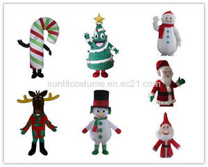 Wholesale Party Costumes: Christmas Festival Mascot Costume