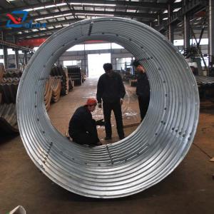 Wholesale galvanized steel pipes: Assembly Galvanized Corrugated Steel Pipe Culvert