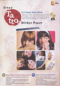 Wholesale Tattoo Sticker: Laserjet Temporary Tattoo Paper