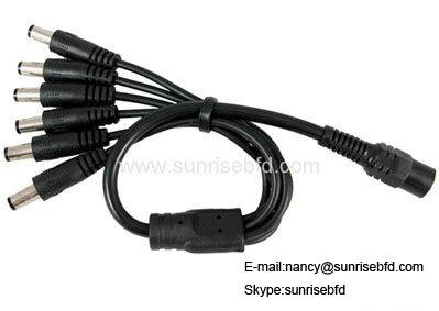 6-way splitter dc power cable Cable(id:2970051) Power Way Splitter details 6 DC Product